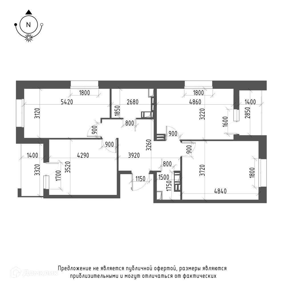 Фото квартиры в ЖК Зеленая река
