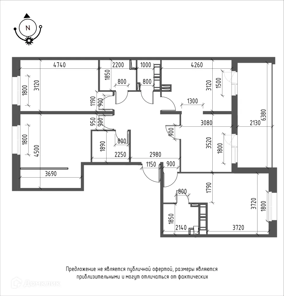 Фото квартиры в ЖК Зеленая река