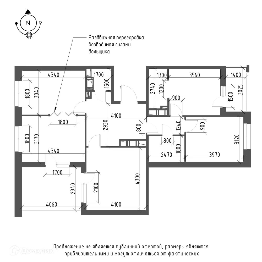 Фото квартиры в ЖК Зеленая река