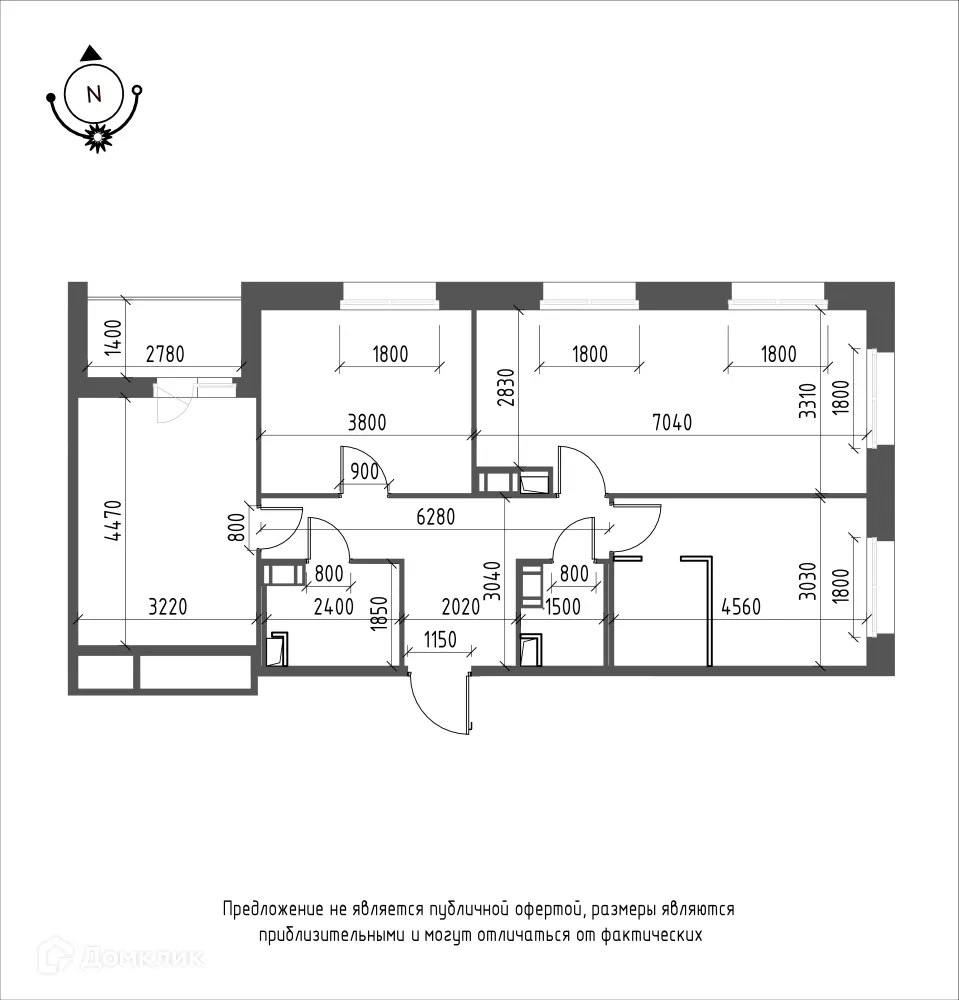 Фото квартиры в ЖК Зеленая река