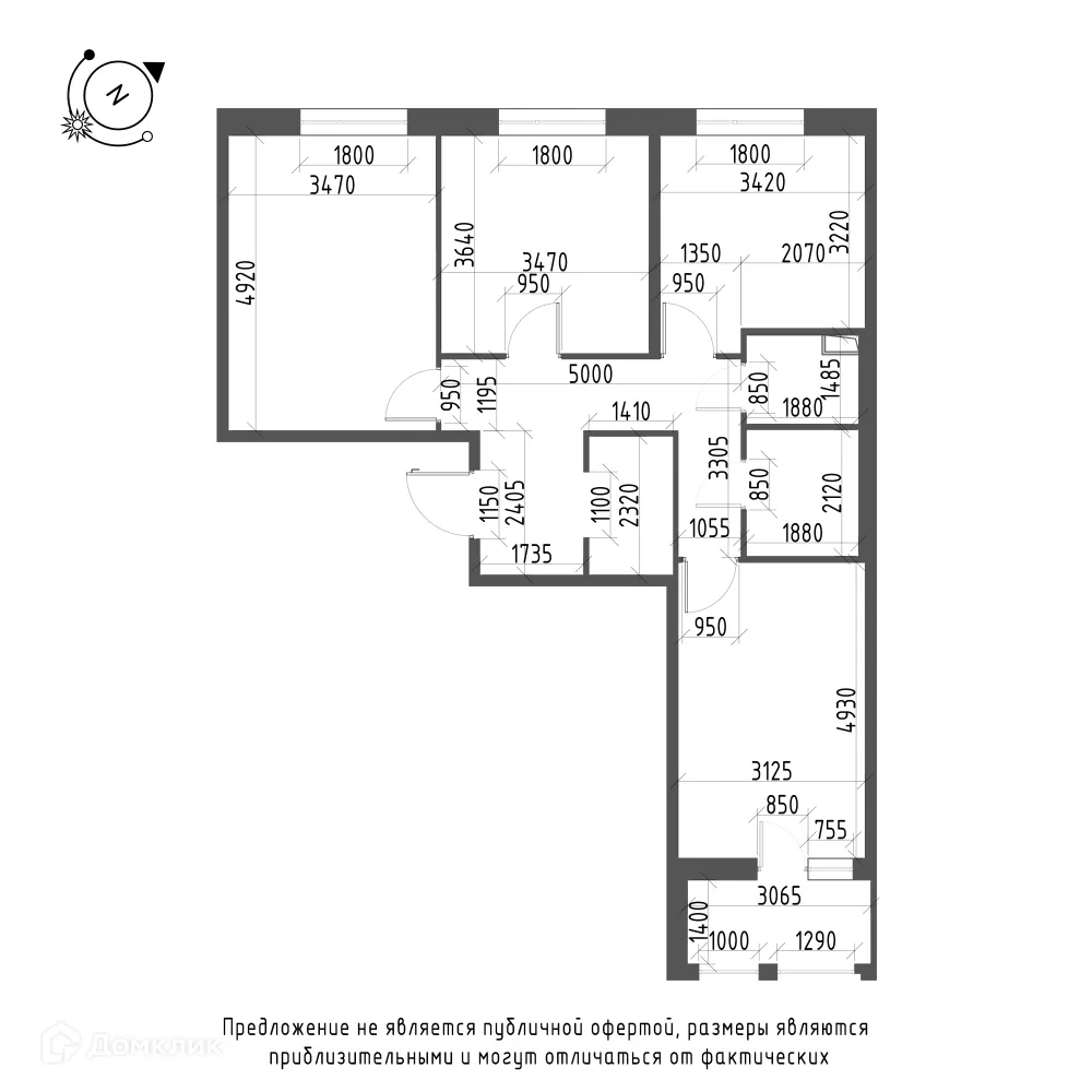 Фото квартиры в ЖК Зеленая река