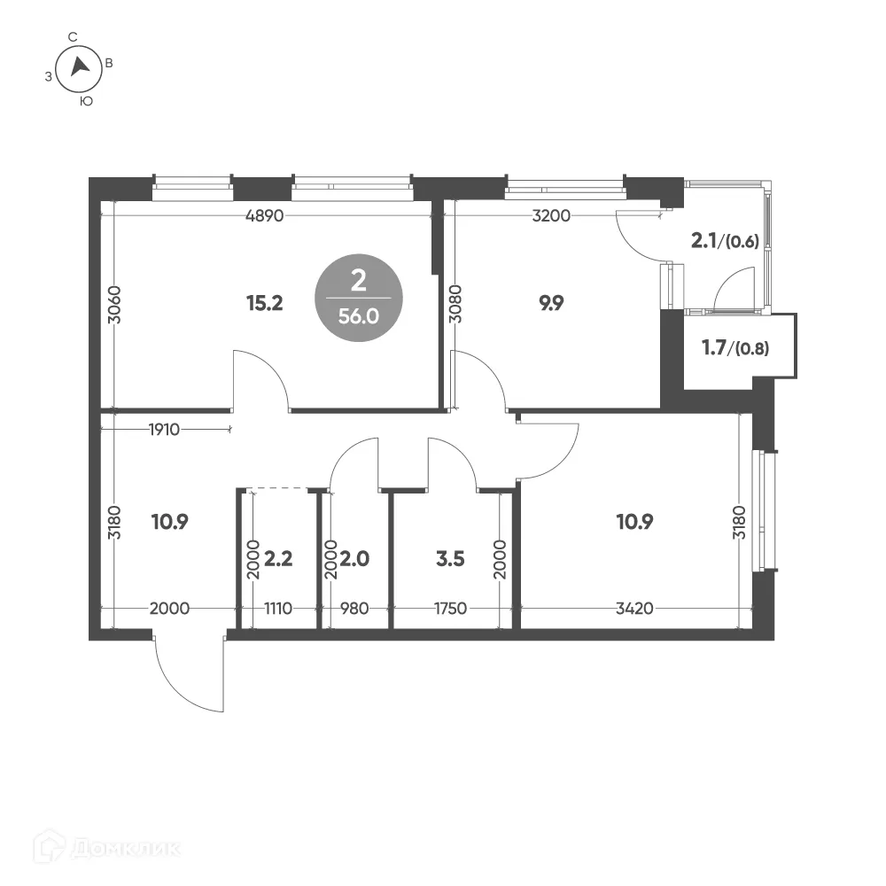 Фото квартиры в ЖК Зеленая река