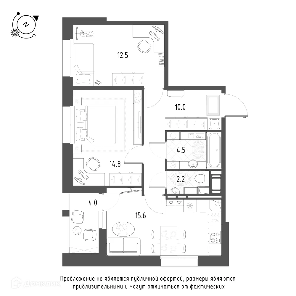 Фото квартиры в ЖК Зеленая река