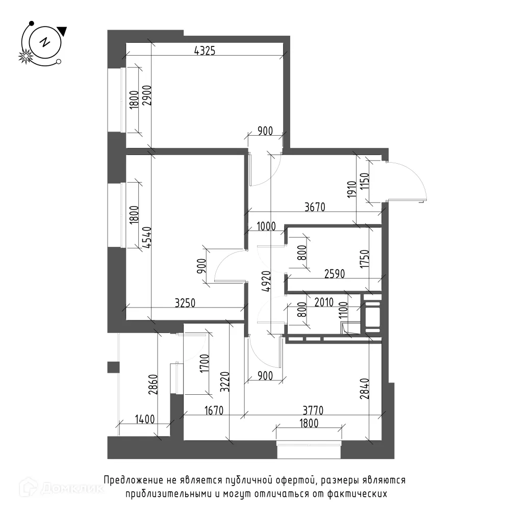 Фото квартиры в ЖК Зеленая река