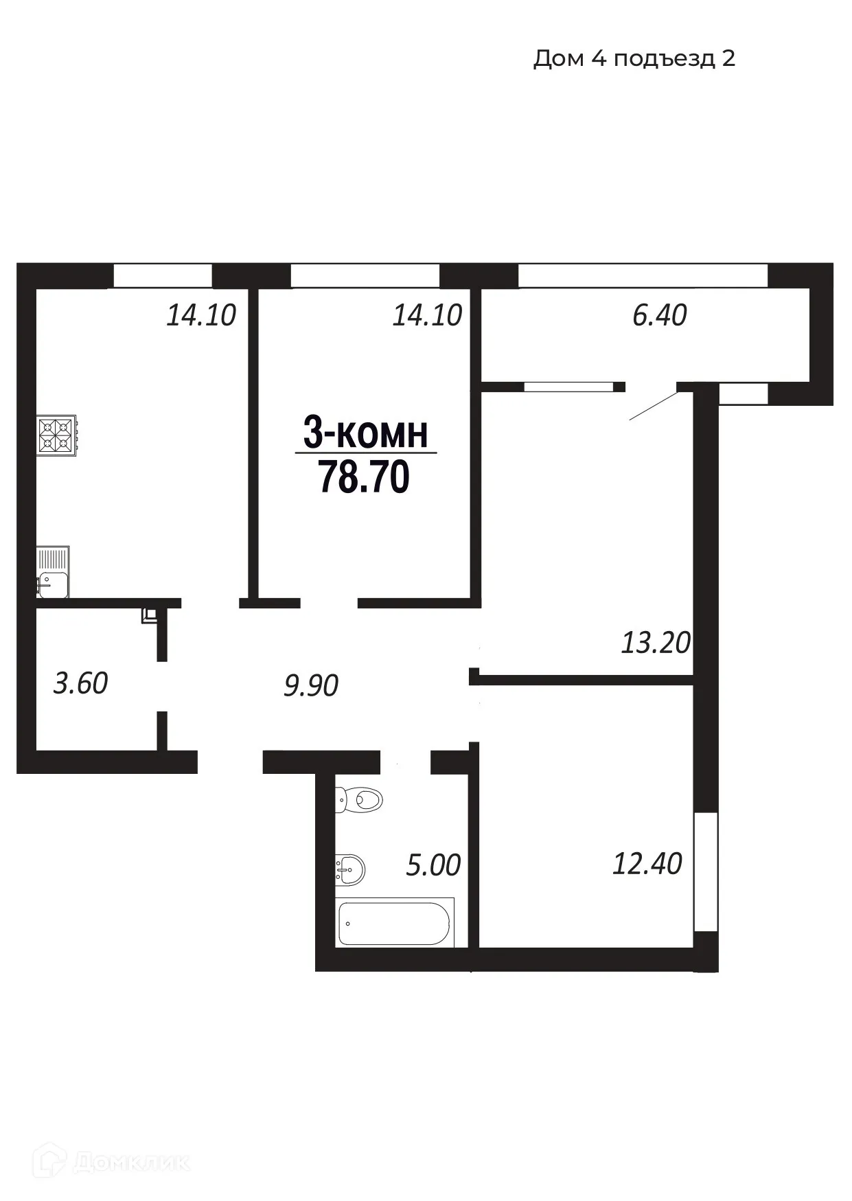 Фото квартиры в ЖК ПАРК-КВАРТАЛ "КОРОЛЕВ"