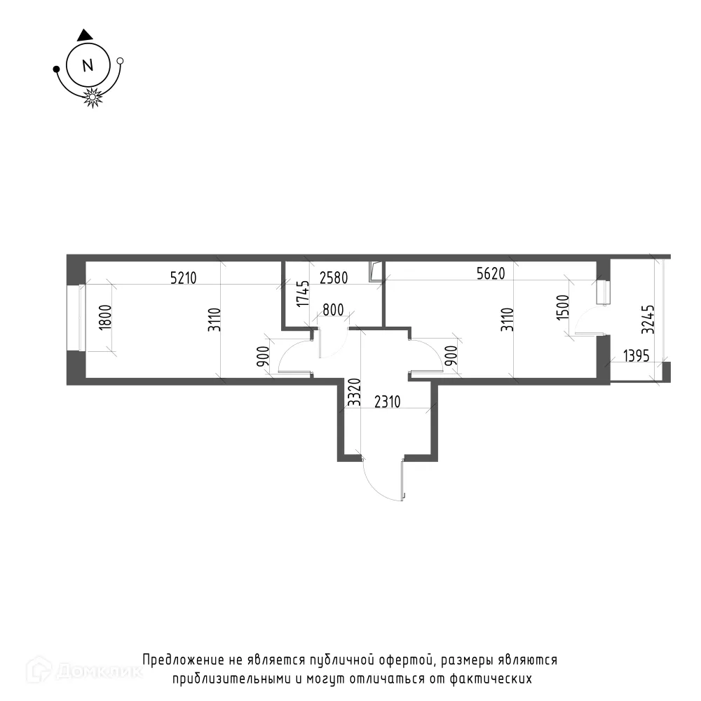 Фото квартиры в ЖК Зеленая река