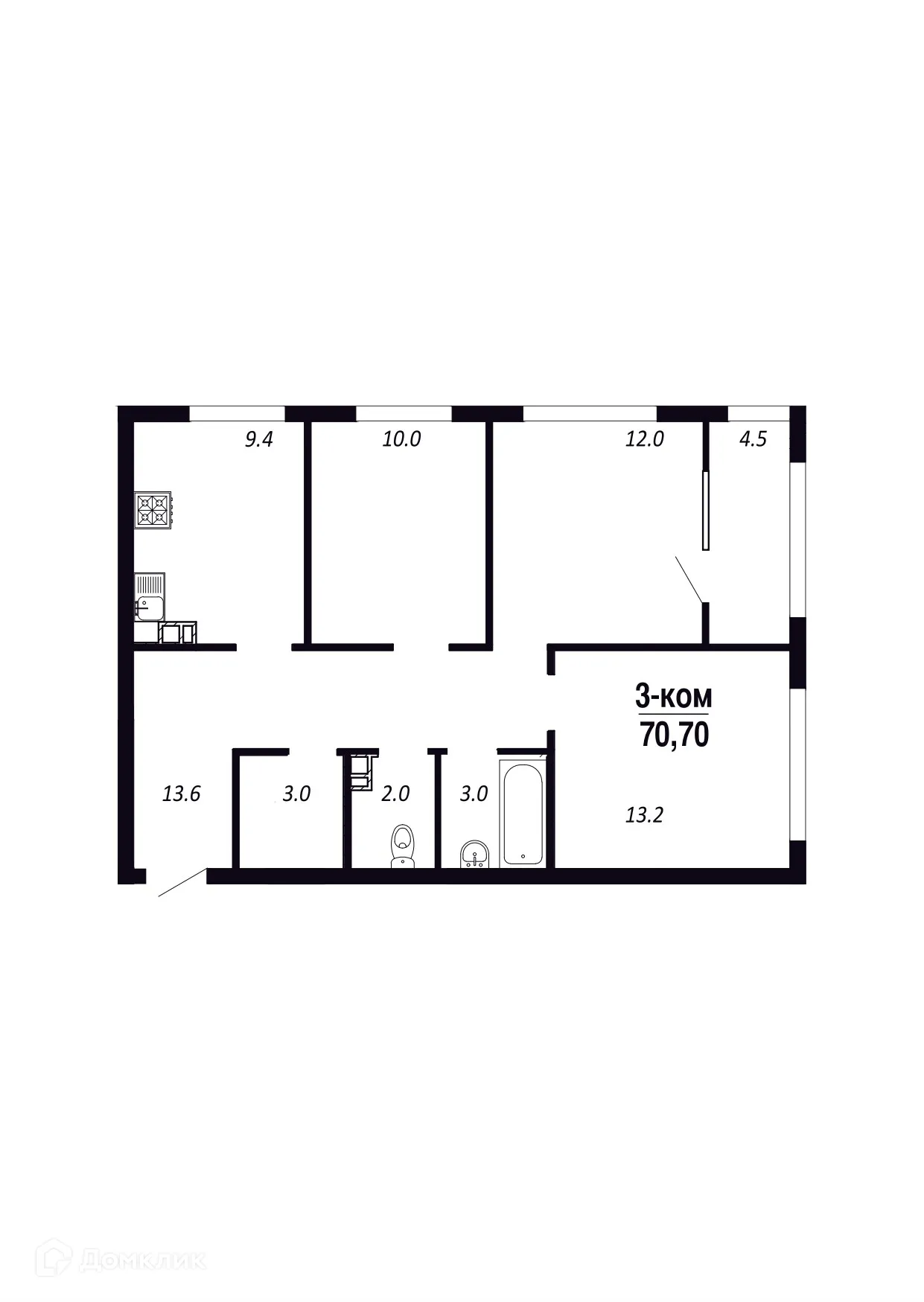 Фото квартиры в ЖК ПАРК-КВАРТАЛ "КОРОЛЕВ"