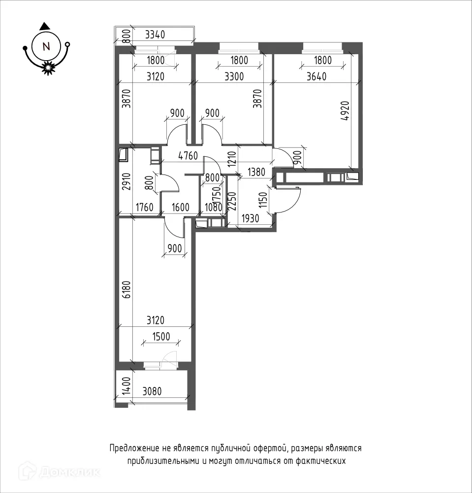 Фото квартиры в ЖК Зеленая река