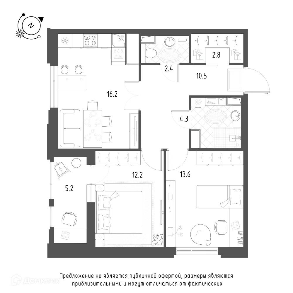 Фото квартиры в ЖК Зеленая река