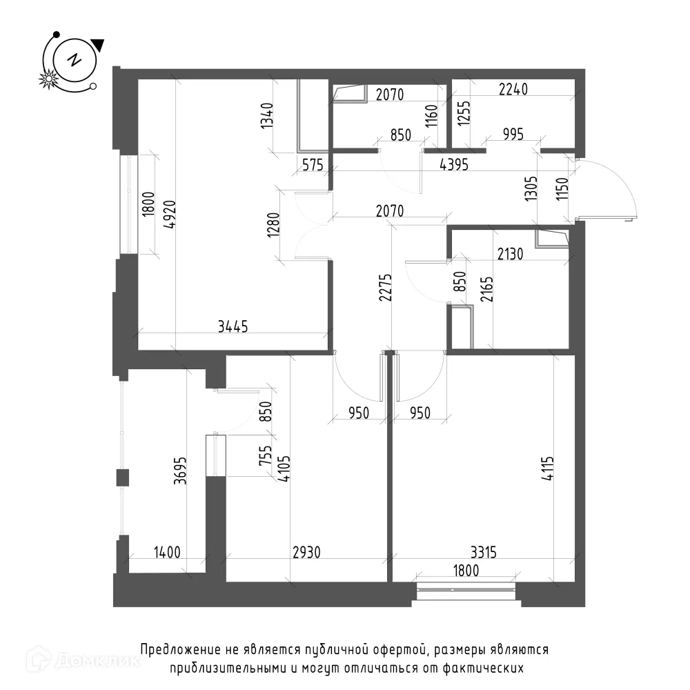 Фото квартиры в ЖК Зеленая река