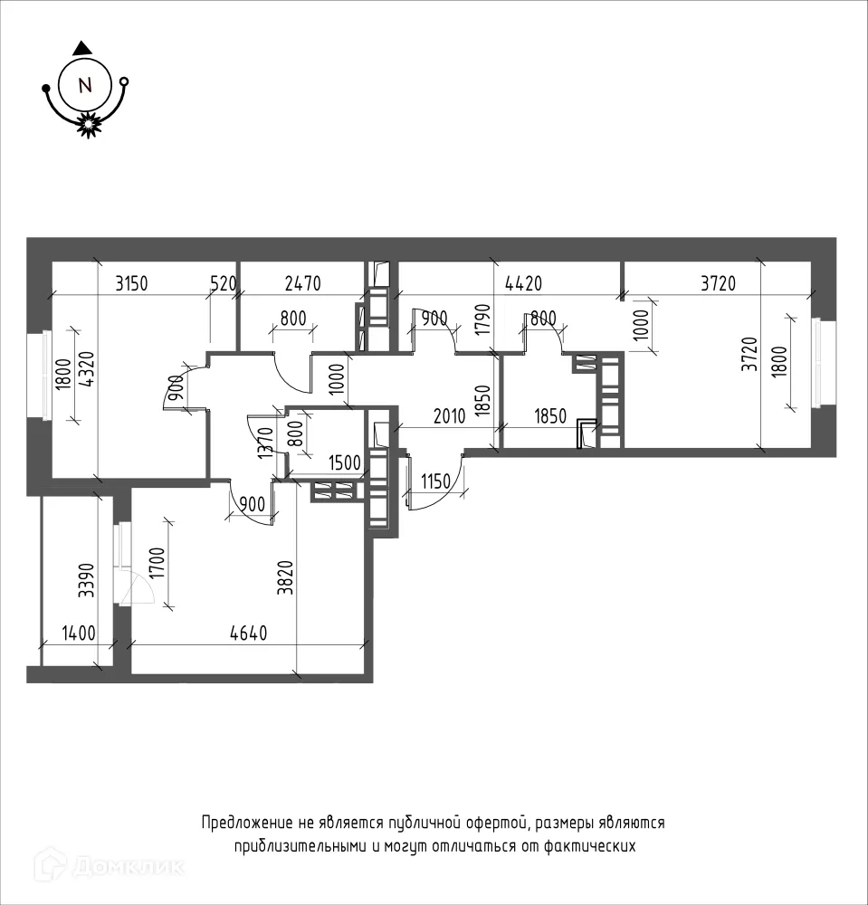 Фото квартиры в ЖК Зеленая река