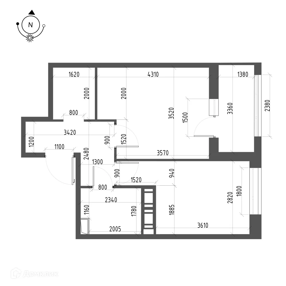 Фото квартиры в ЖК Зеленая река