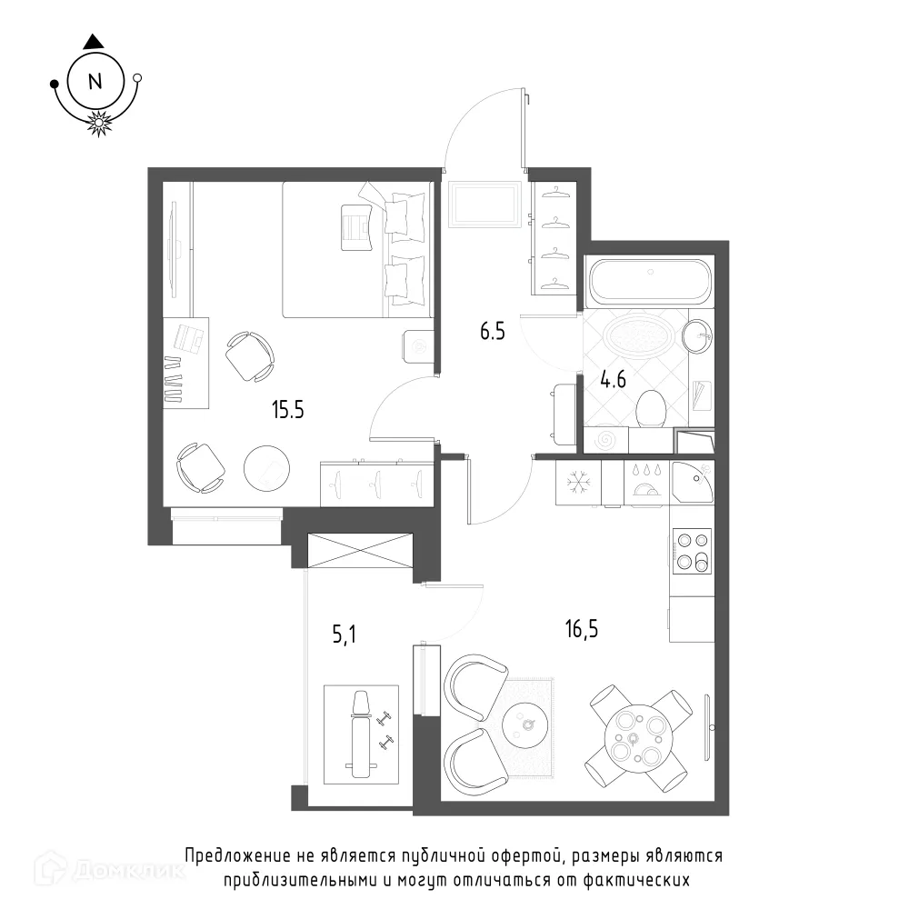 Фото квартиры в ЖК Зеленая река