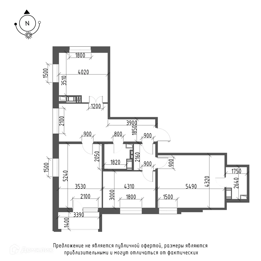 Фото квартиры в ЖК Зеленая река