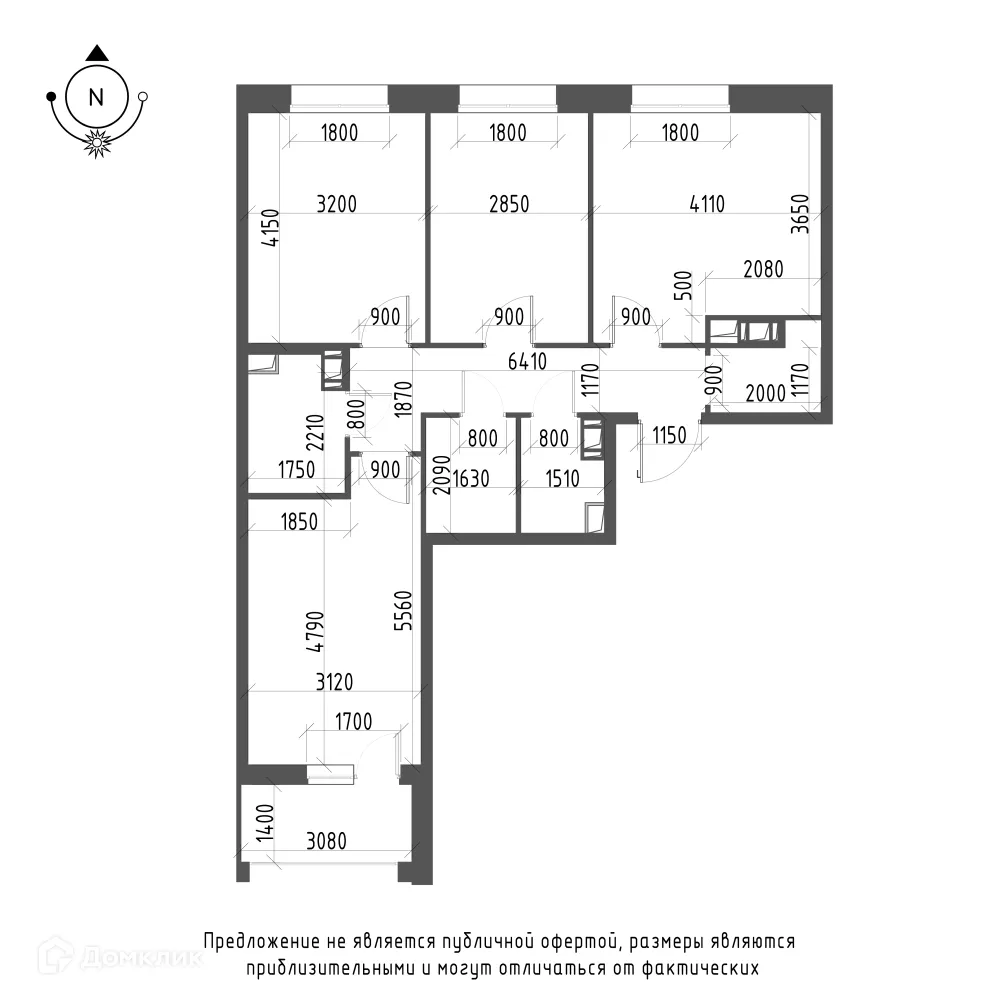 Фото квартиры в ЖК Зеленая река