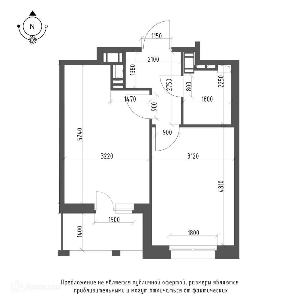 Фото квартиры в ЖК Зеленая река