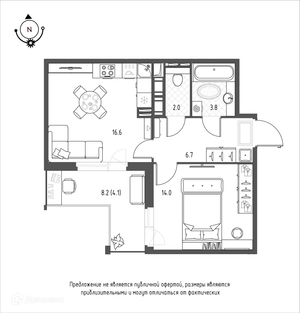 Фото квартиры в ЖК Зеленая река
