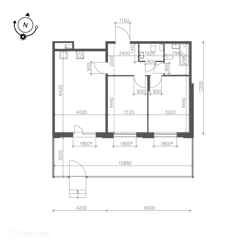 Фото квартиры в ЖК Зеленая река