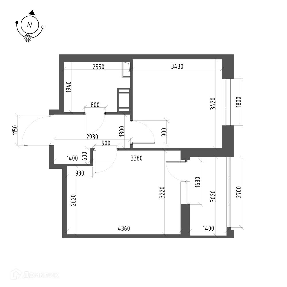 Фото квартиры в ЖК Зеленая река