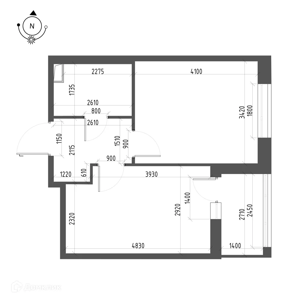 Фото квартиры в ЖК Зеленая река