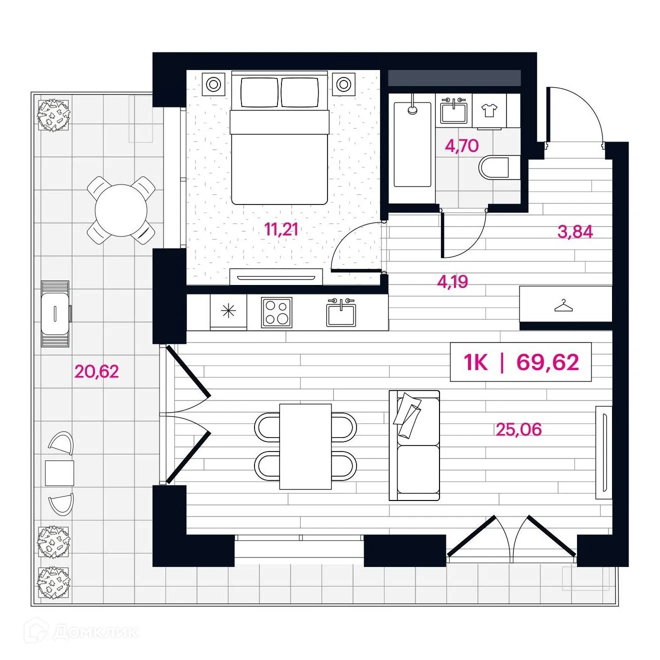 Фото квартиры в ЖК Пушкина 77