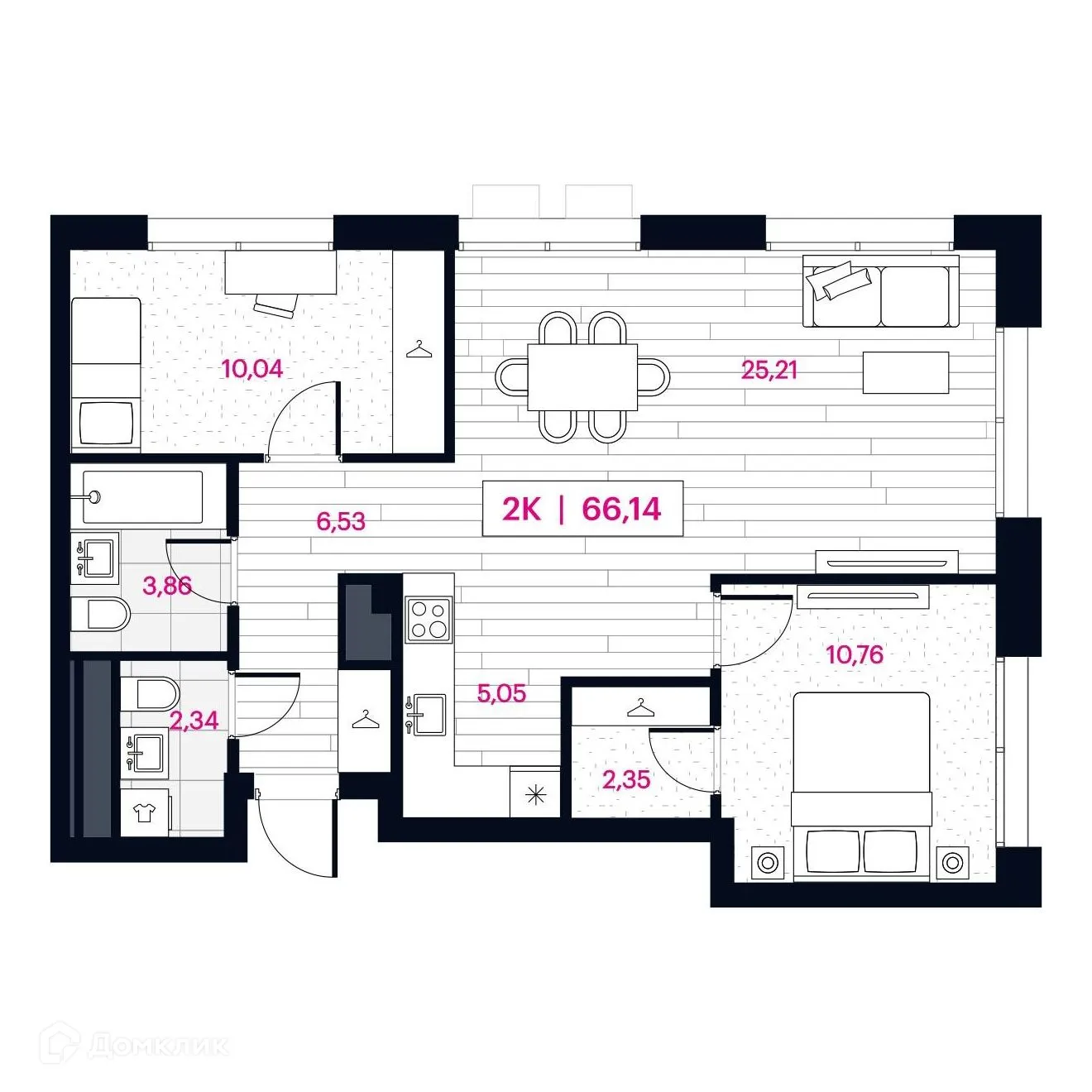 Фото квартиры в ЖК Пушкина 77