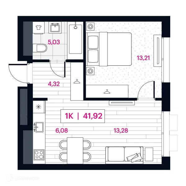 1 комн. квартиры в Омске новостройки