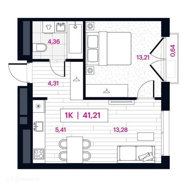 1 комн. квартиры в Омске новостройки