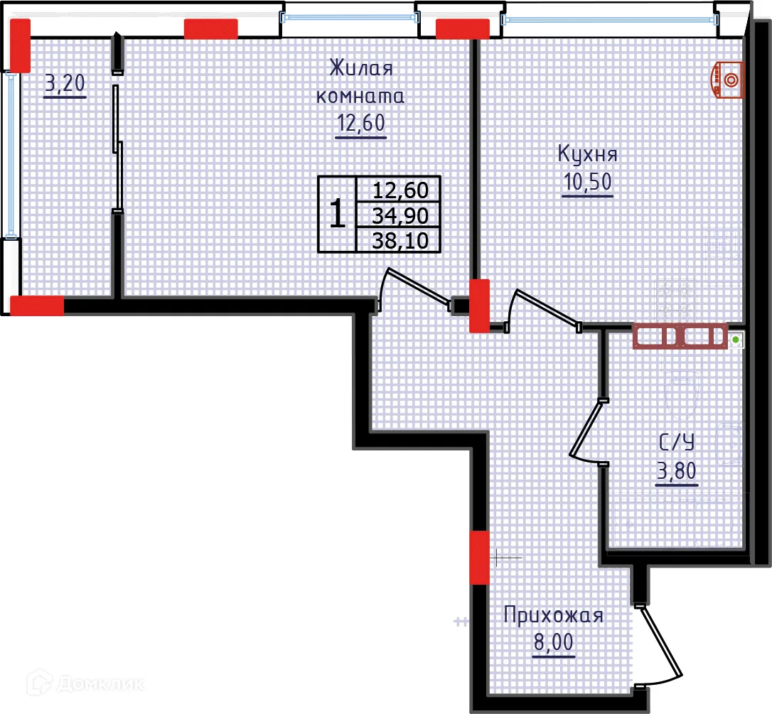 Фото квартиры в ЖК "Суворов"