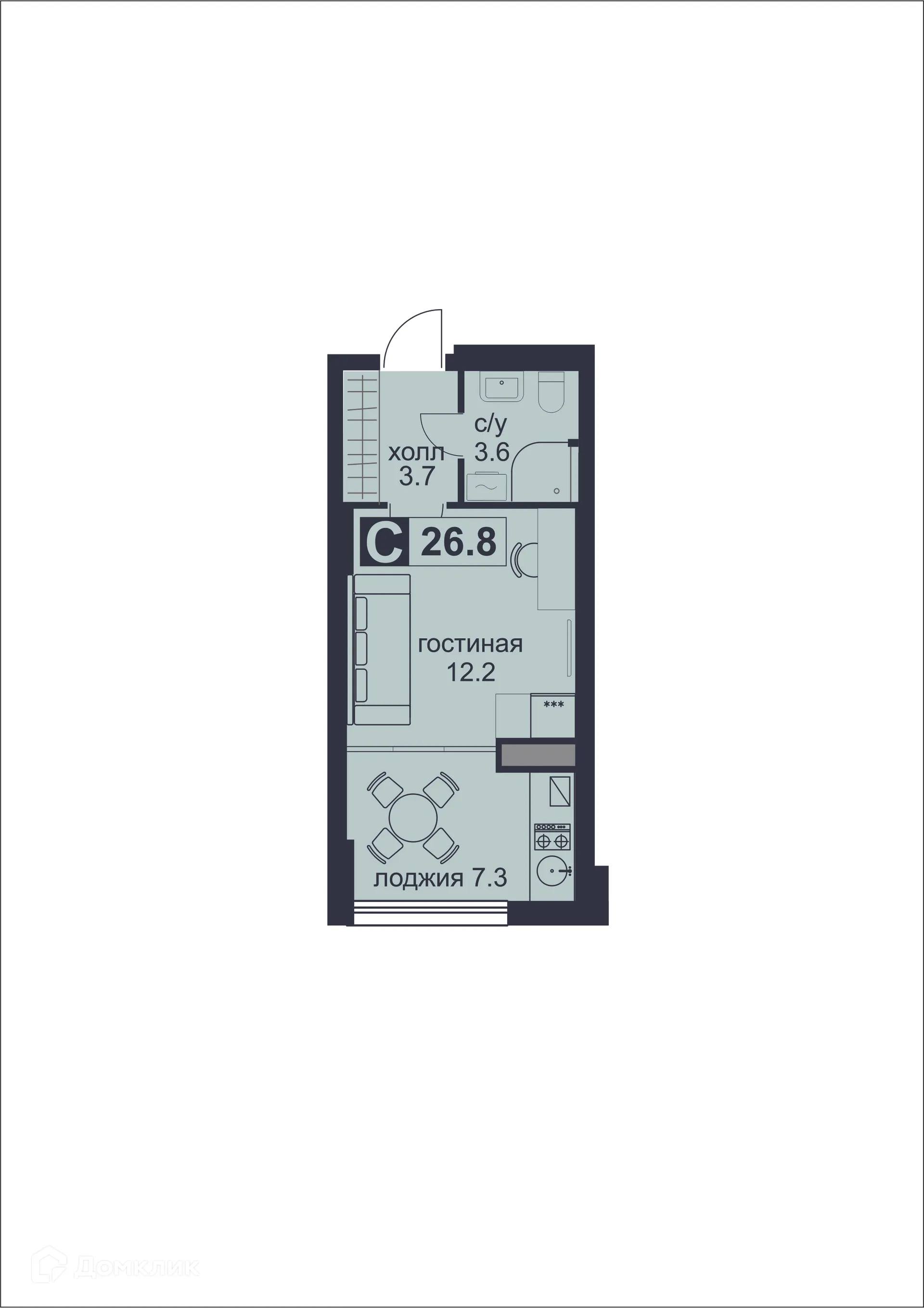 Фото квартиры в ЖК «НАДЕЖДА»