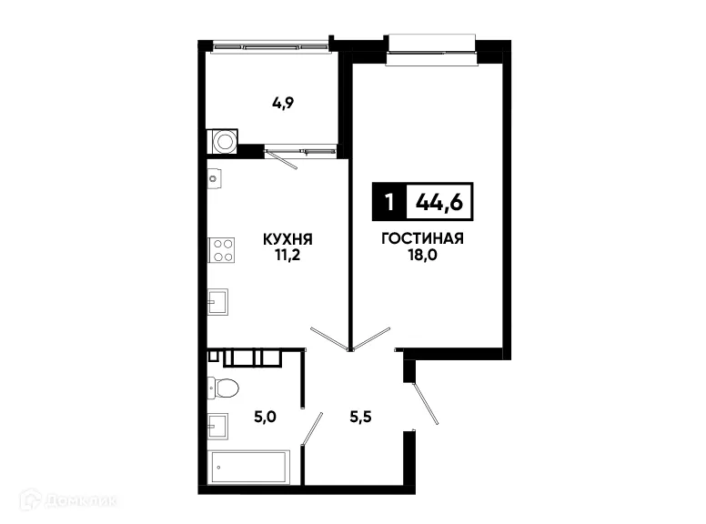 Фото квартиры в ЖК Кварталы 17/77