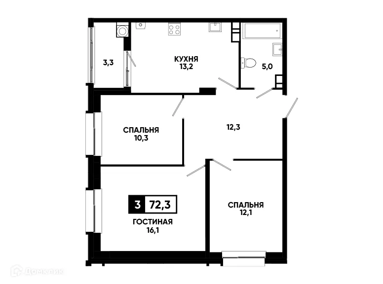 Фото квартиры в ЖК Кварталы 17/77