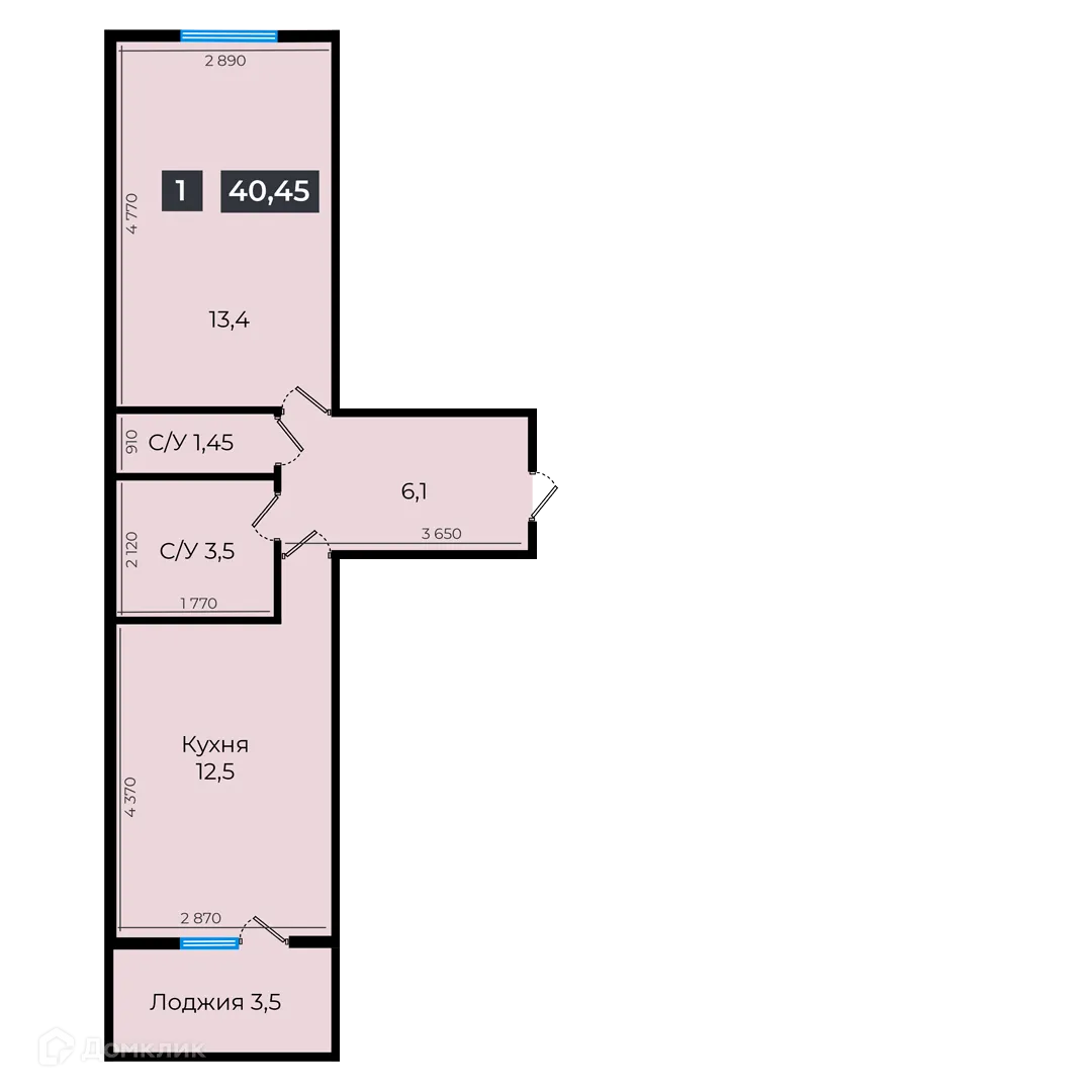 Фото квартиры в ЖК Атмосфера-1