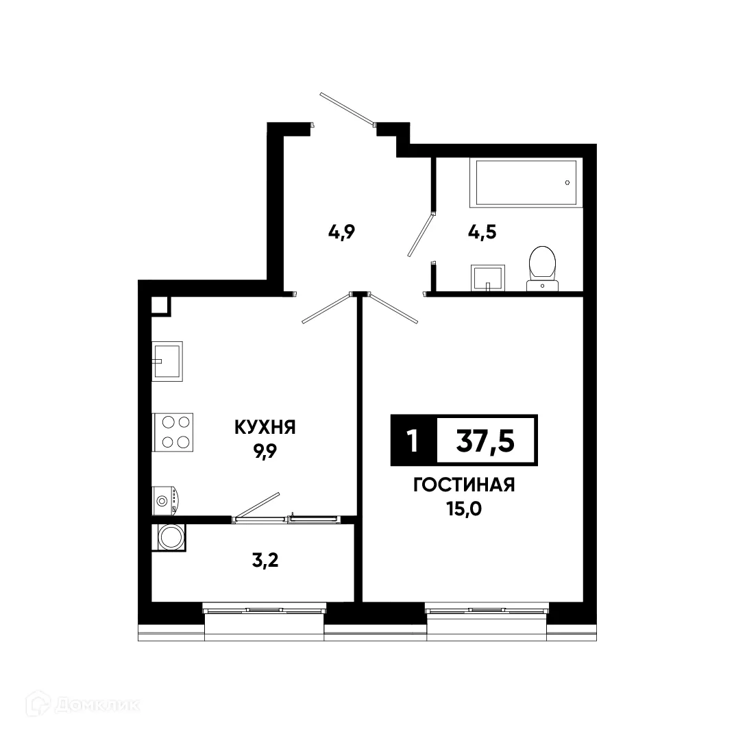 Фото квартиры в ЖК Основа