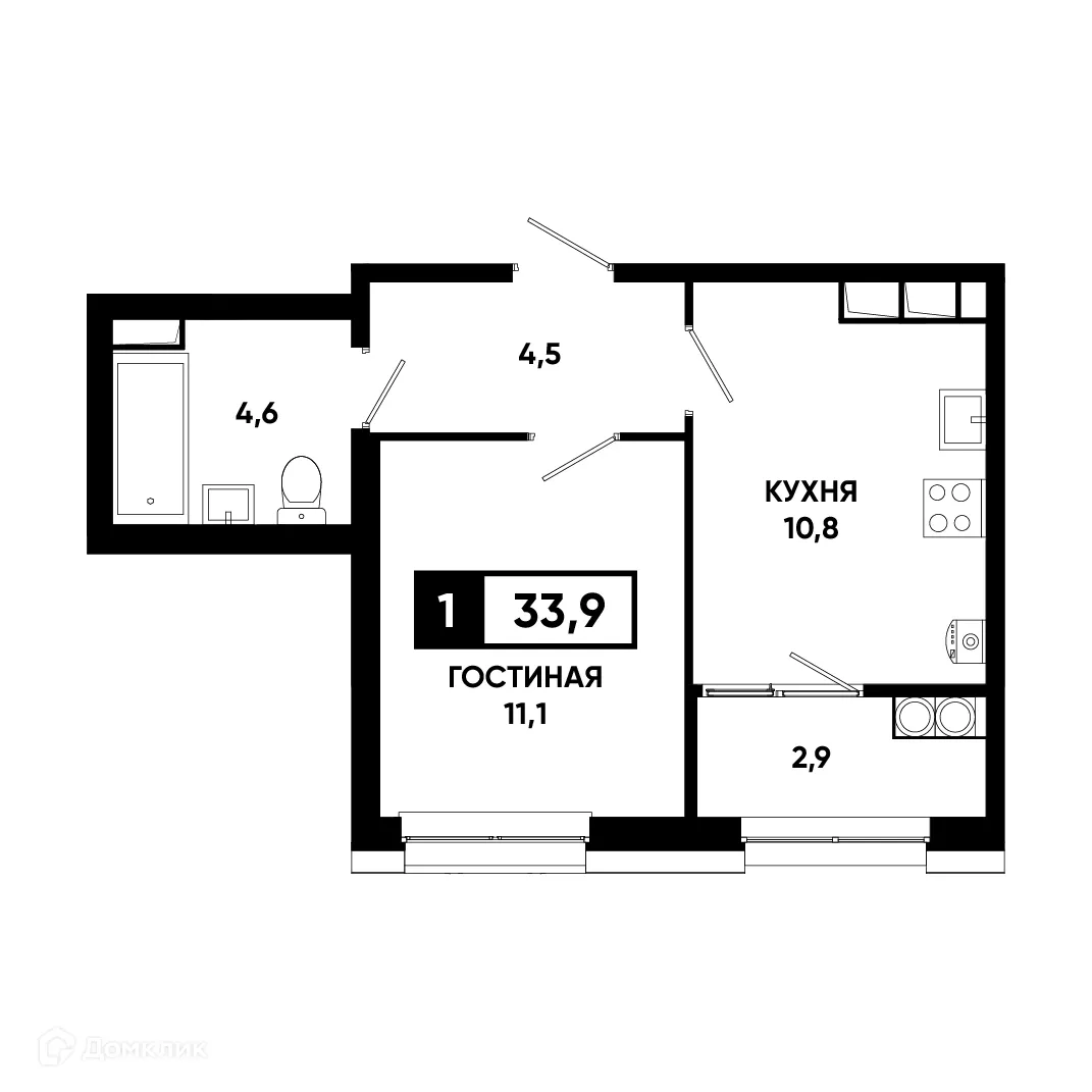 Фото квартиры в ЖК Основа