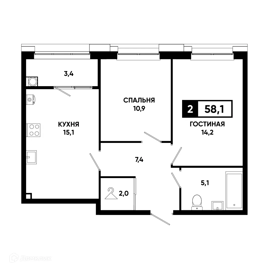 Фото квартиры в ЖК Основа