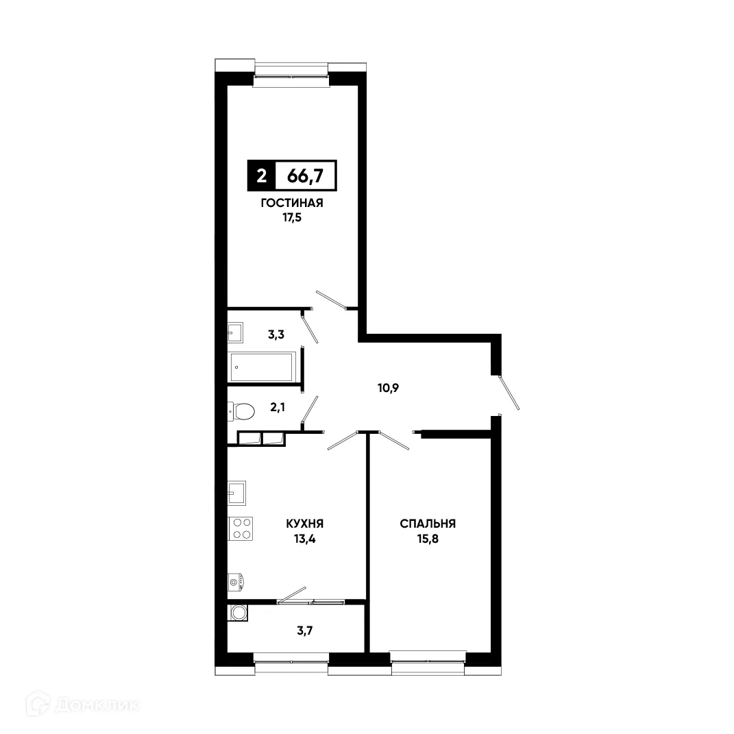 Фото квартиры в ЖК Основа