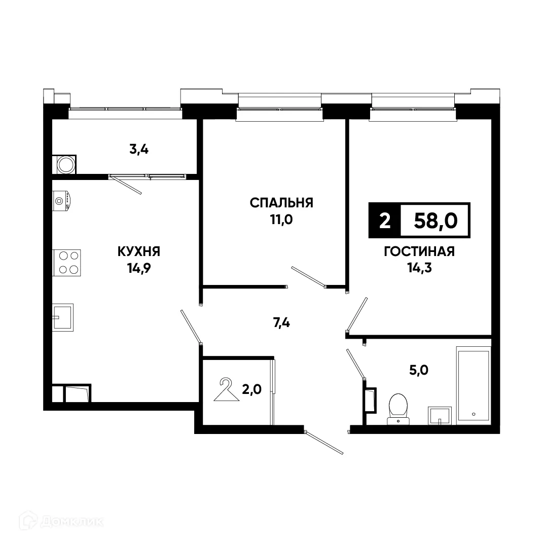 Фото квартиры в ЖК Основа