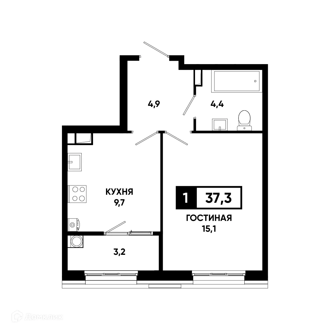 Фото квартиры в ЖК Основа