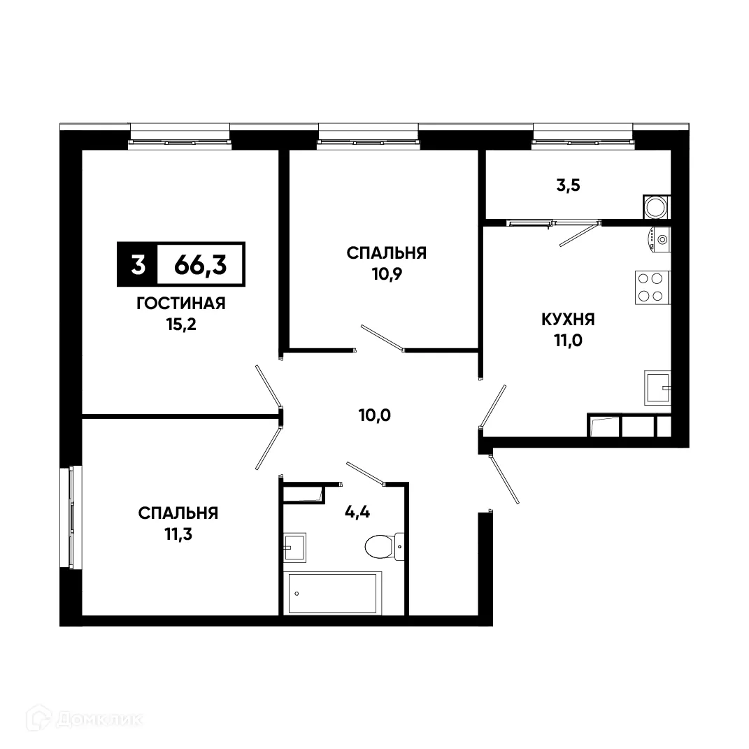 Фото квартиры в ЖК Основа