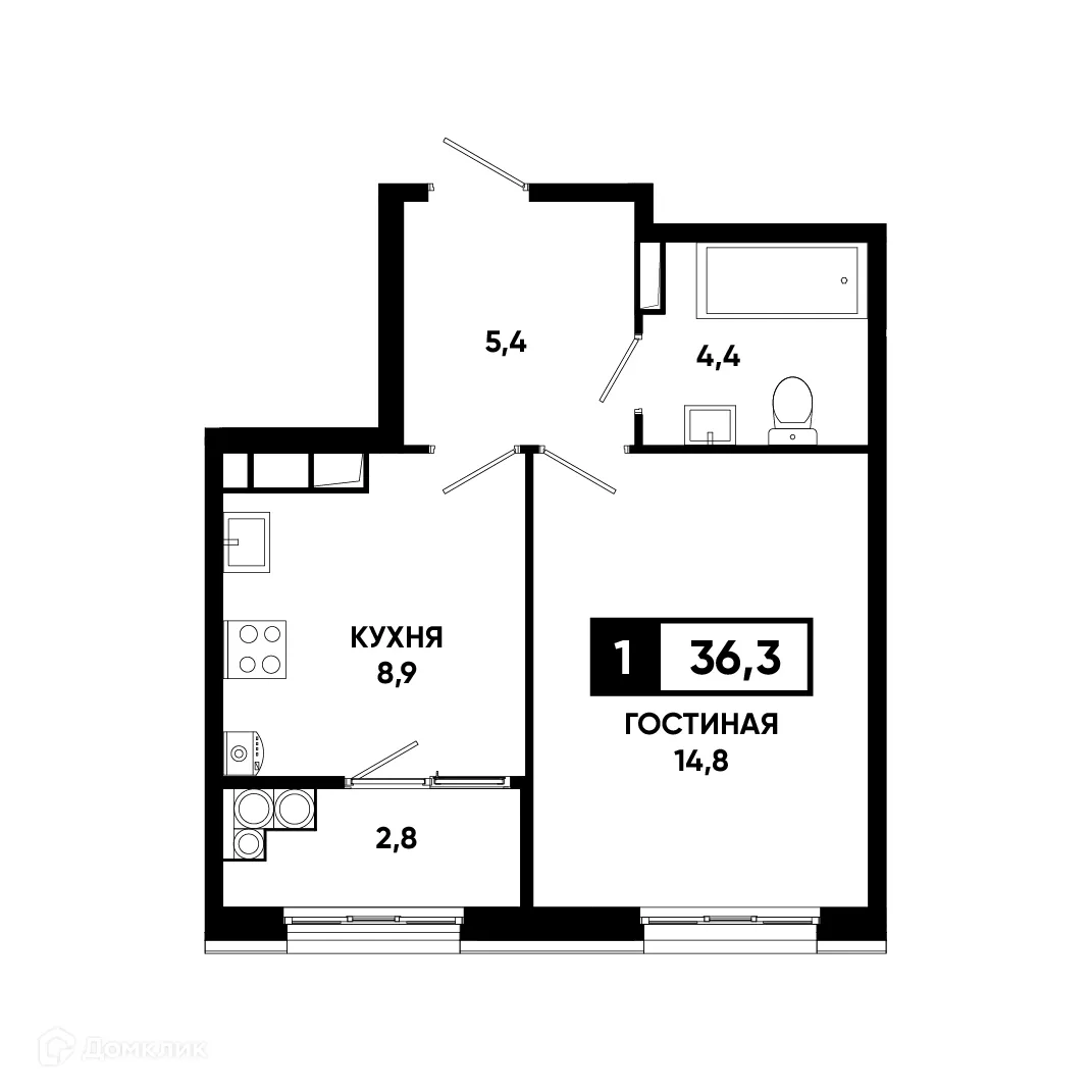 Фото квартиры в ЖК Основа