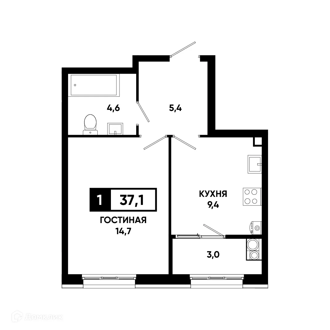 Фото квартиры в ЖК Основа