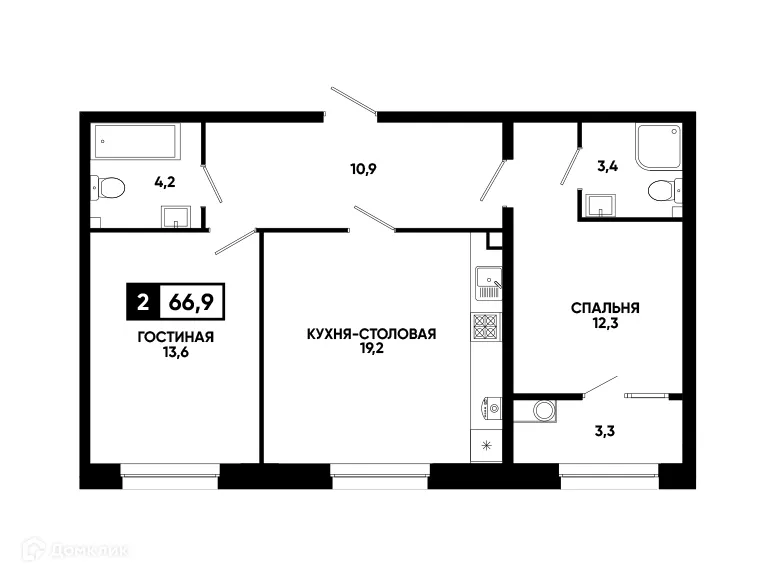 Фото квартиры в ЖК Кварталы 17/77
