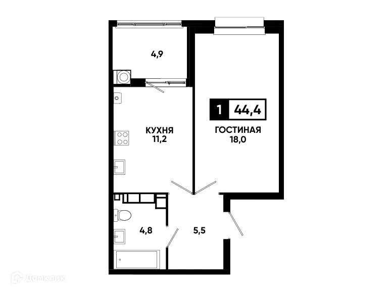 Фото квартиры в ЖК Кварталы 17/77