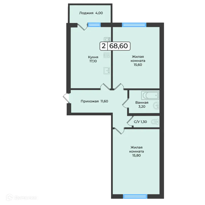 Фото квартиры в ЖК Европейский 5