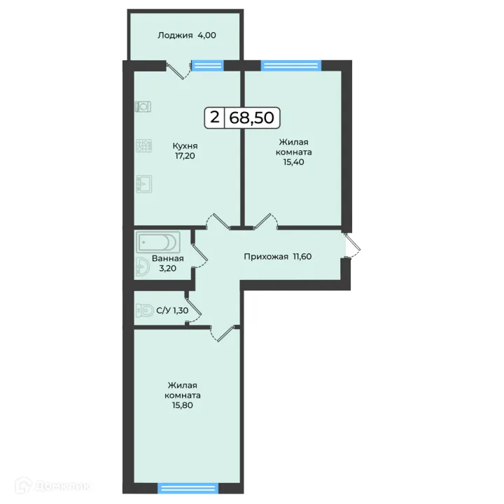 Фото квартиры в ЖК Европейский 5