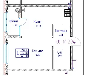 Фото квартиры в ЖК Красный Металлист