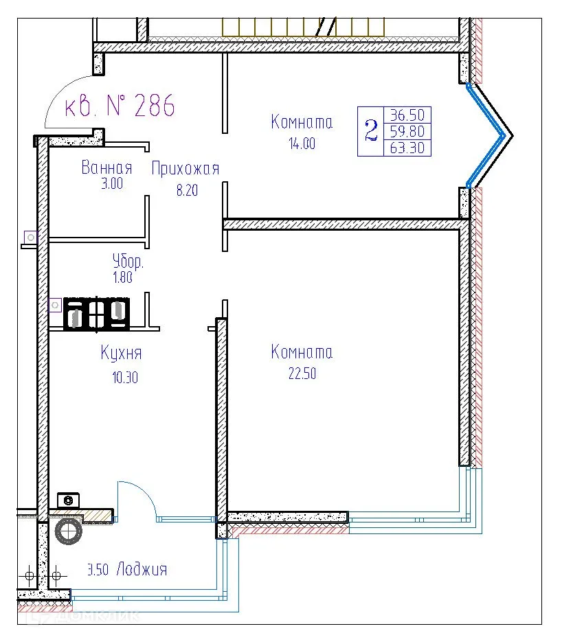 Фото квартиры в ЖК Красный Металлист