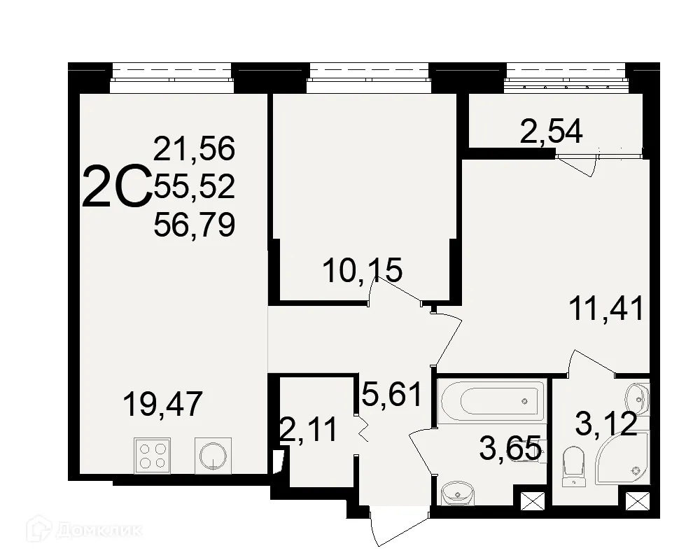 Фото квартиры в ЖК"Новое измерение"