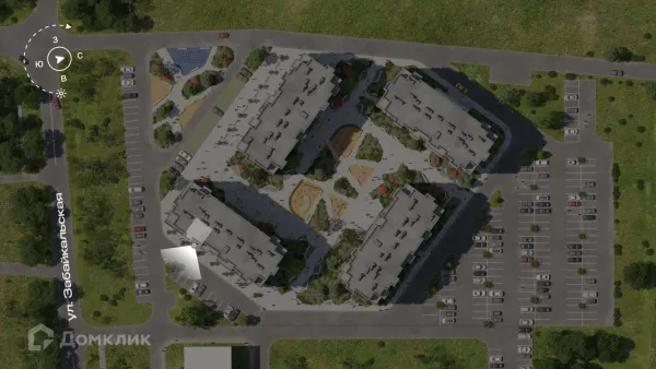 Планировка 1 комн. в ЖК Квартал Дягилев